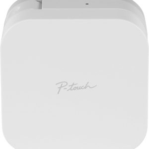 Brother P-Touch Cube Label Maker, Thermal, Inkless Printer for Home & Office, Portable Lightweight, Smartphone Bluetooth Wireless Compatible, Multiple Templates for iPhone & Android, PTP300BT, White